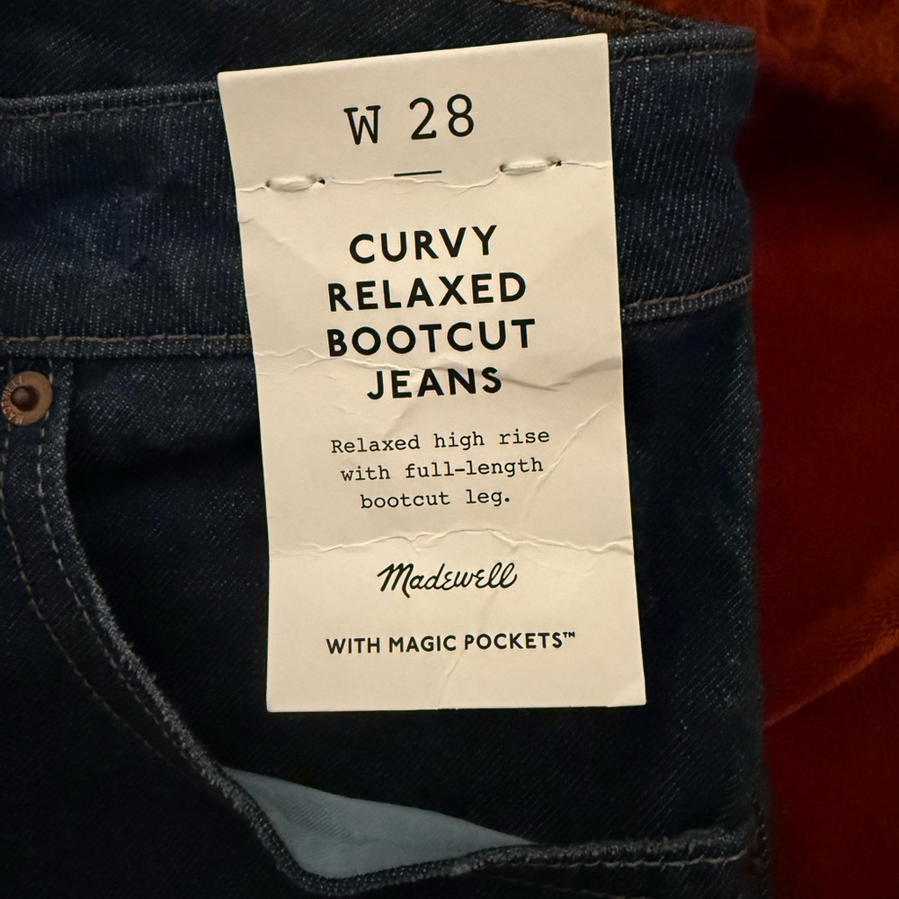 Madewell Men's Bootcut Jeans - Deep Blue